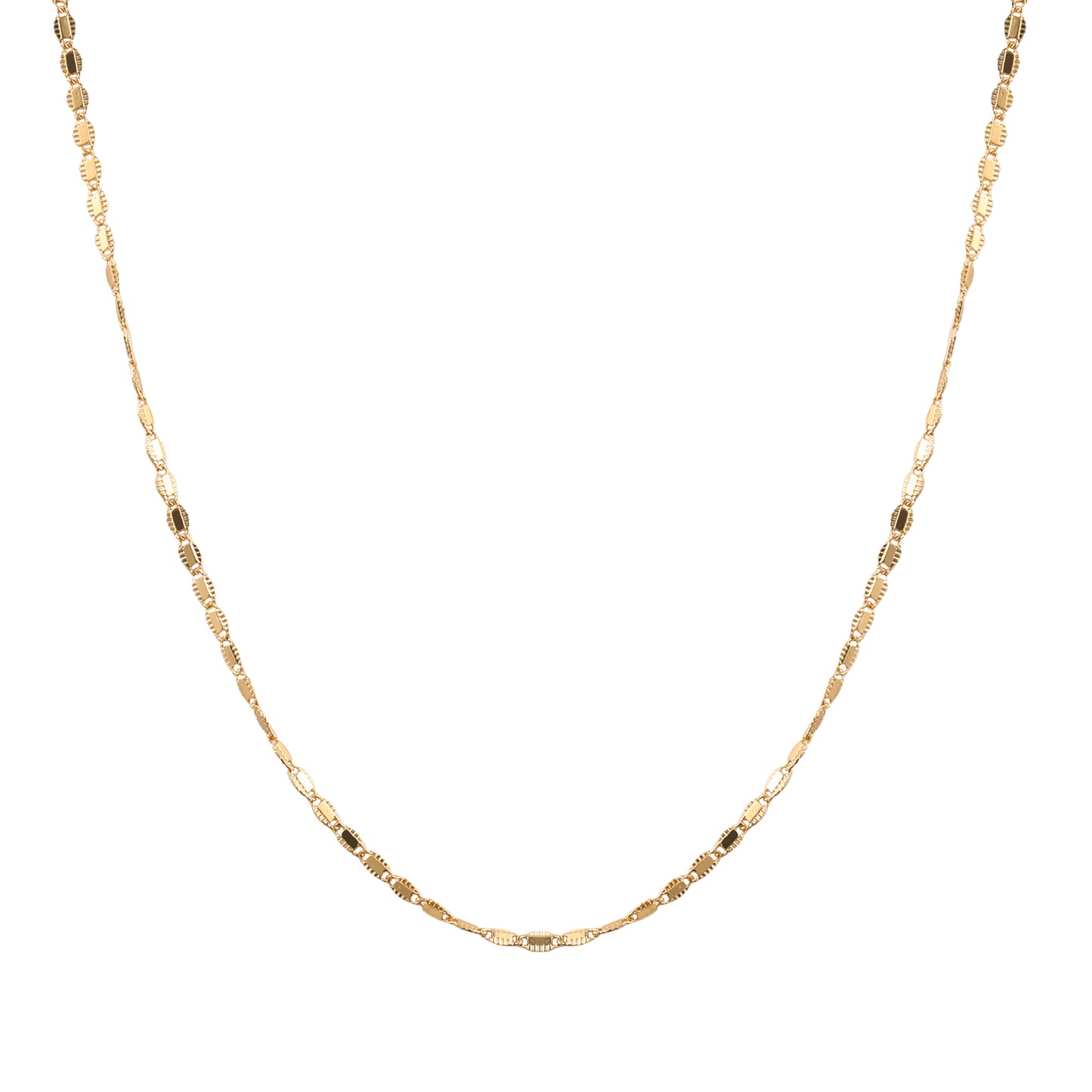 Gold Petal Chain Necklace - toutjewellery