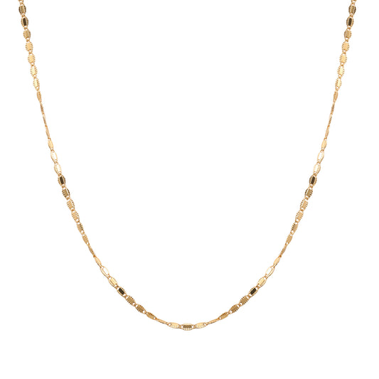 Gold Petal Chain Necklace - toutjewellery