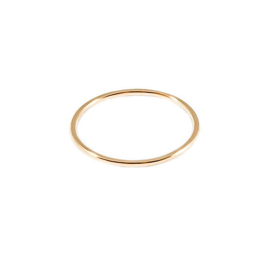 Thin Stacking Ring in Gold - toutjewellery