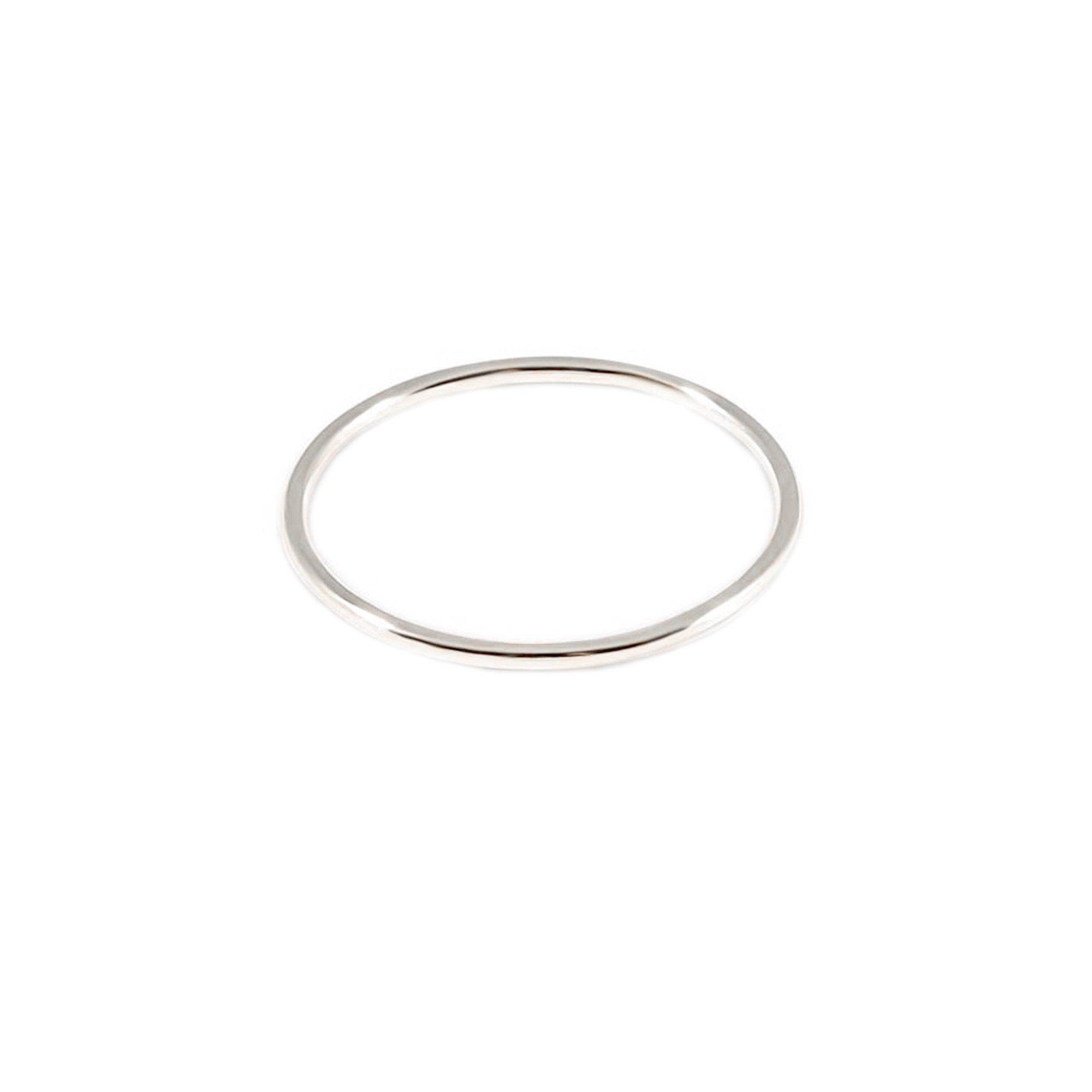 Thin Stacking Ring in Silver - toutjewellery