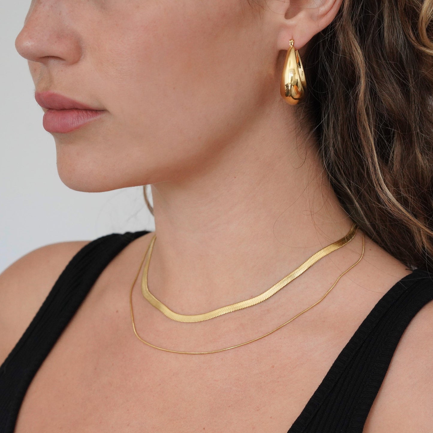 Gold Layered Snake Chain Set - toutjewellery